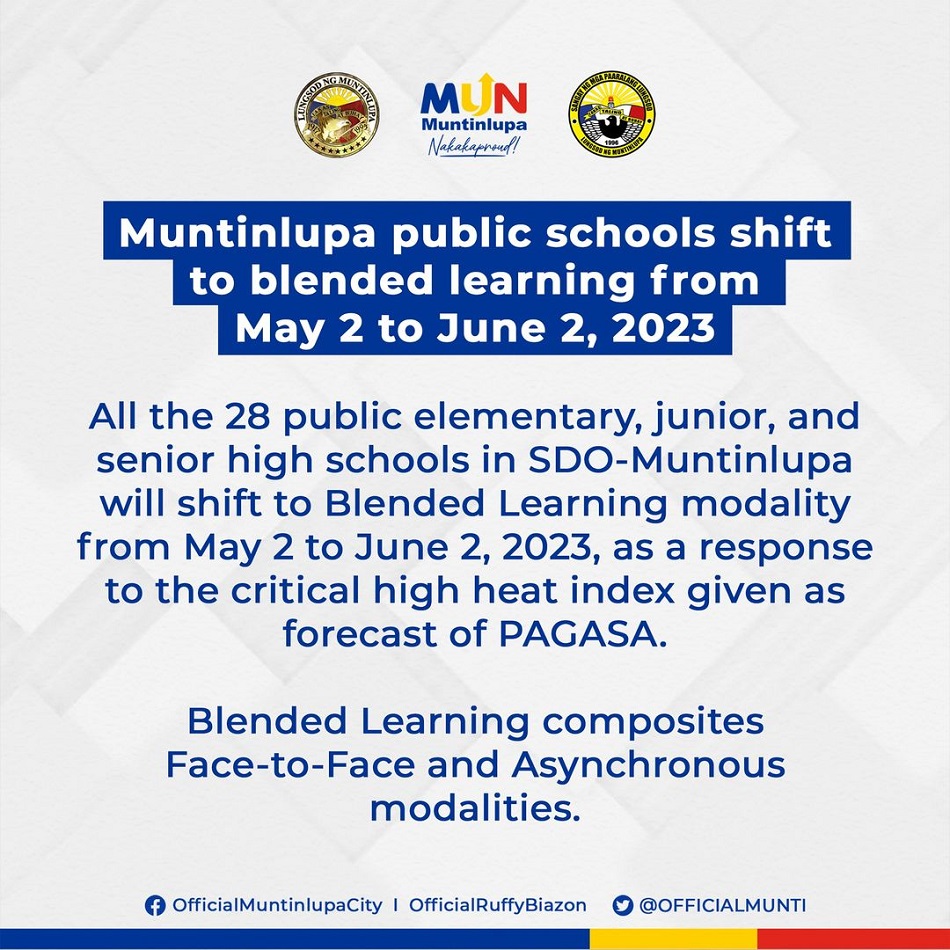 Photo from Schools Division Office-Muntinlupa City on Facebook.