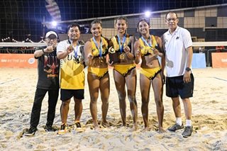 UST completes sweep for inaugural girls' beach volley title