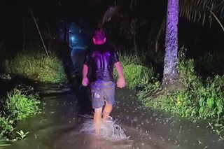 Ilang barangay sa Southern Leyte, binaha dahil sa pag-ulan 
