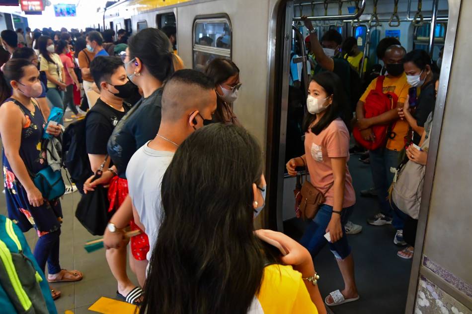 The LRT-2 Araneta Center-Cubao Station in Quezon City on April 25, 2023. Mark Demayo, ABS-CBN News/File