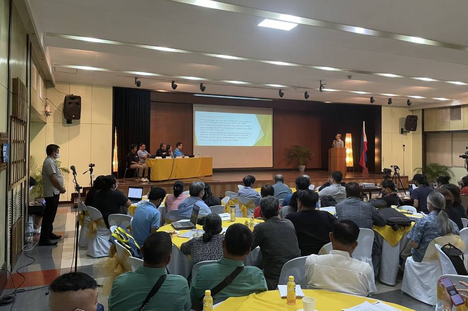 Agriculture stakeholders and lawmakers attend the 'Bantay RCEP, Buy Pilipino Assembly' forum. Jervis Manahan, ABS-CBN News