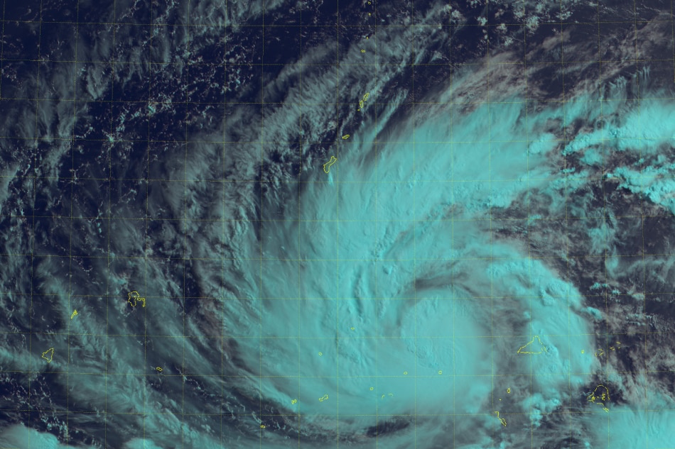 Himawari-8 Imagery of Typhoon Mawar near Guam. Imagery courtesy of the Japanese Meteorological Agency