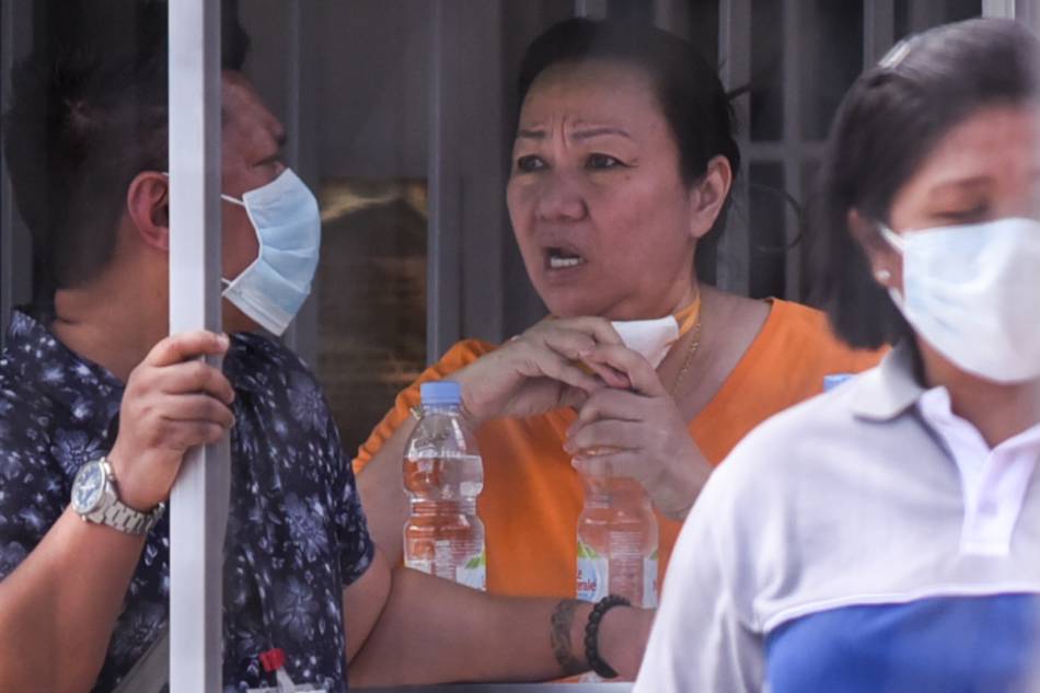 Convicted plunderer, Janet Lim Napoles during an “Oplan Galugad” operation inside the Correctional Institution for Women in Mandaluyong City on March 4, 2020. George Calvelo, ABS-CBN News/File.
