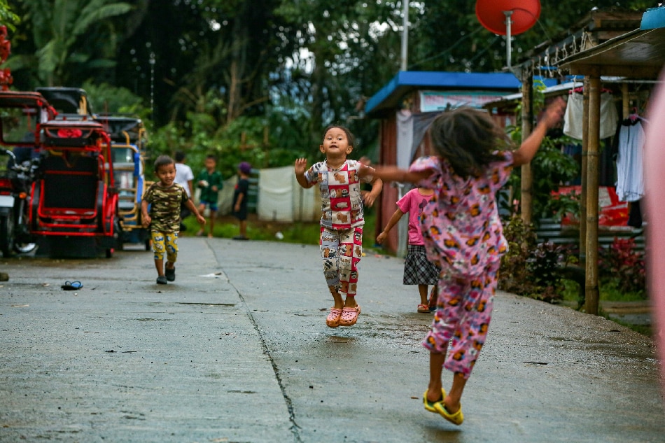 Children play at the housing complex for evacuees in Marawi City on Oct. 15, 2022. Jonathan Cellona, ABS-CBN News/File