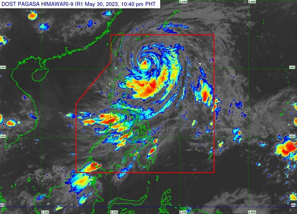 Satellite image of Typhoon Betty. PAGASA