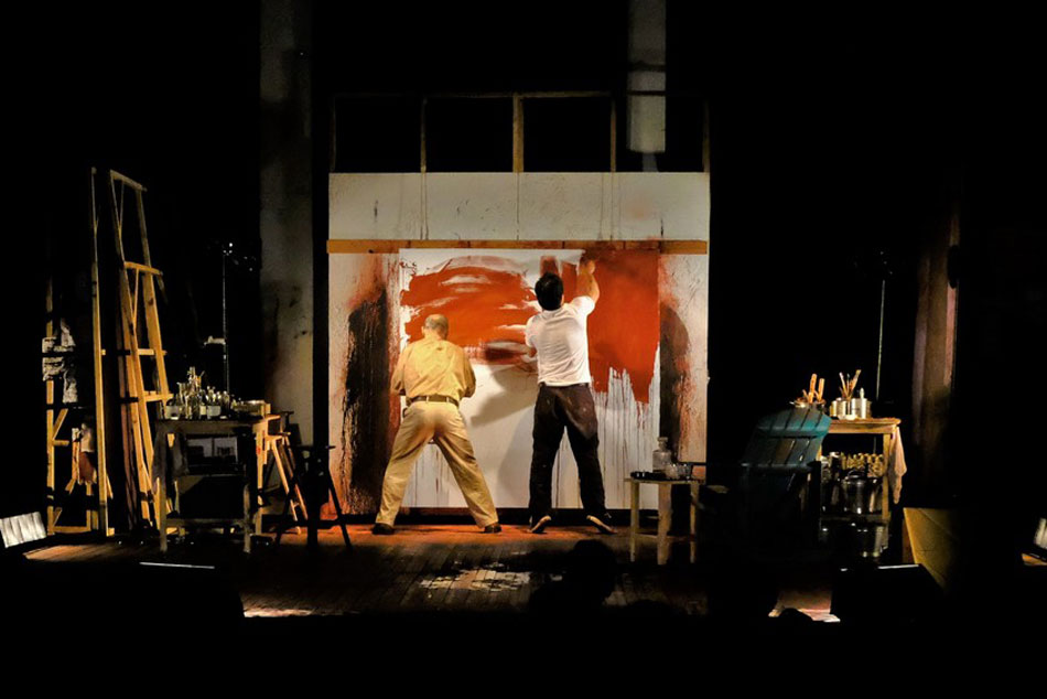 Bart Guingona and JC Santos in a scene from 