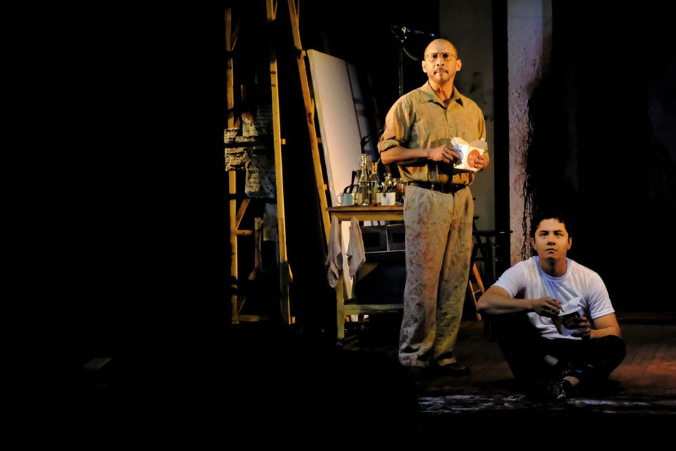 Bart Guingona and JC Santos in a scene from 