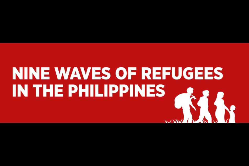 9 waves of refugees in the Philippines