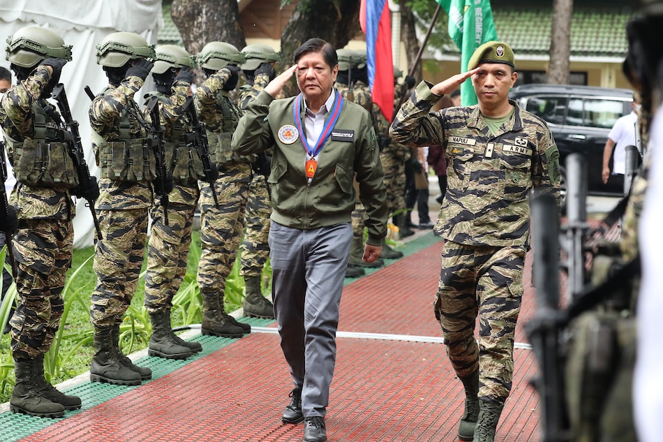 Marcos Assures Support For Armys Special Forces Abs Cbn News 