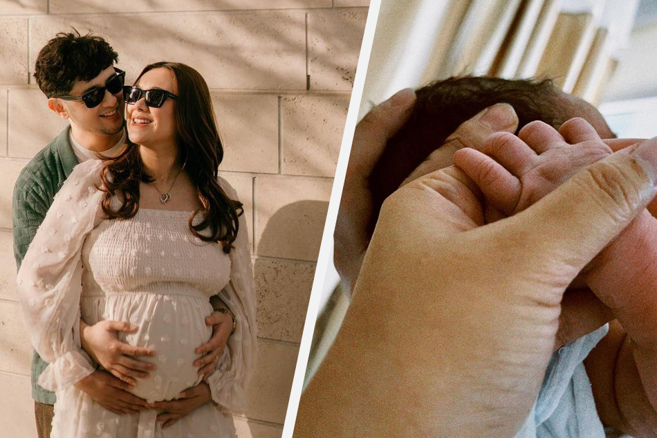 Bryan Santos, Marlann Flores welcome first child