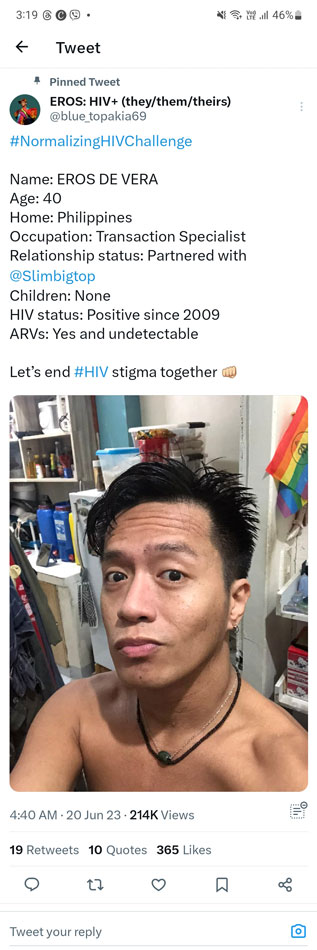 	Standing up to HIV stigma through social media