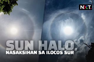 Sun halo, nasaksihan sa Ilocos Sur 