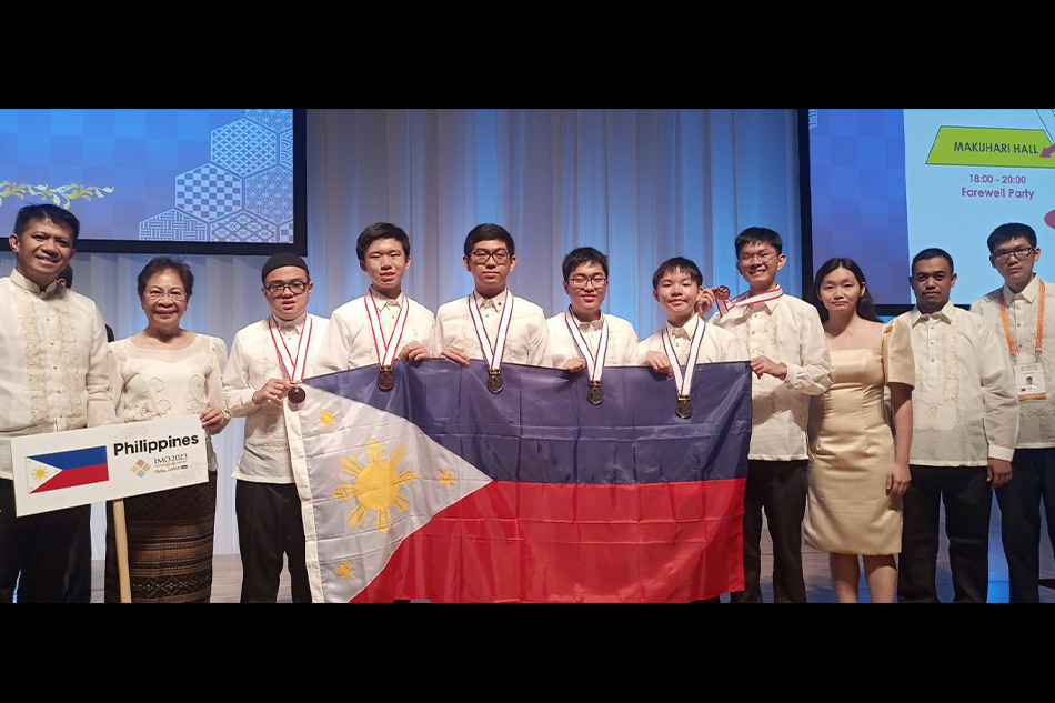 Six Filipinos will take home three silver and three bronze medals from the 64th International Mathematical Olympiad held in Japan from July 2, 2023. Courtesy: Department of Science and Technology