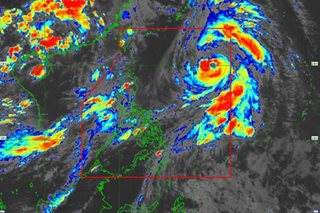 Falcon intensifies as it accelerates over Philippine Sea