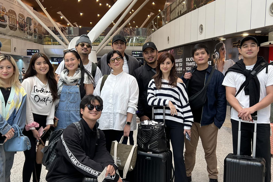 Some members of the Philippine delegation to this year’s ASEAN International Film Festival Awards. Photo from the Facebook page of Benjamin Alves
