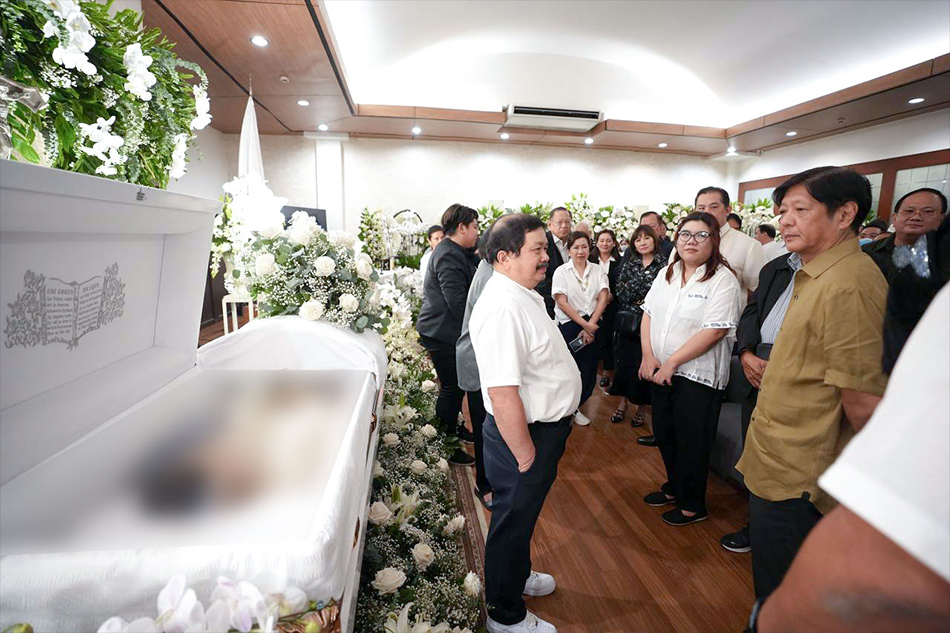 President Ferdinand Marcos Jr., paid his respects to the late Department of Migrant Workers Secretary Susan 