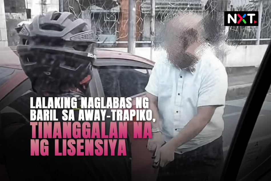 Lalaking Naglabas Ng Baril Sa Siklista Tinanggalan Ng Lisensiya Abs Cbn News 9609