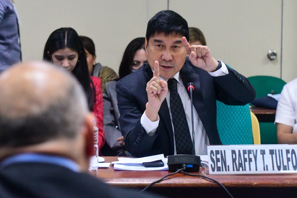 Sen. Raffy Tulfo, May 9, 2023. Mark Demayo, ABS-CBN News/File