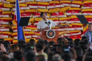 Marcos Jr. thumbs down rice tariff reduction
