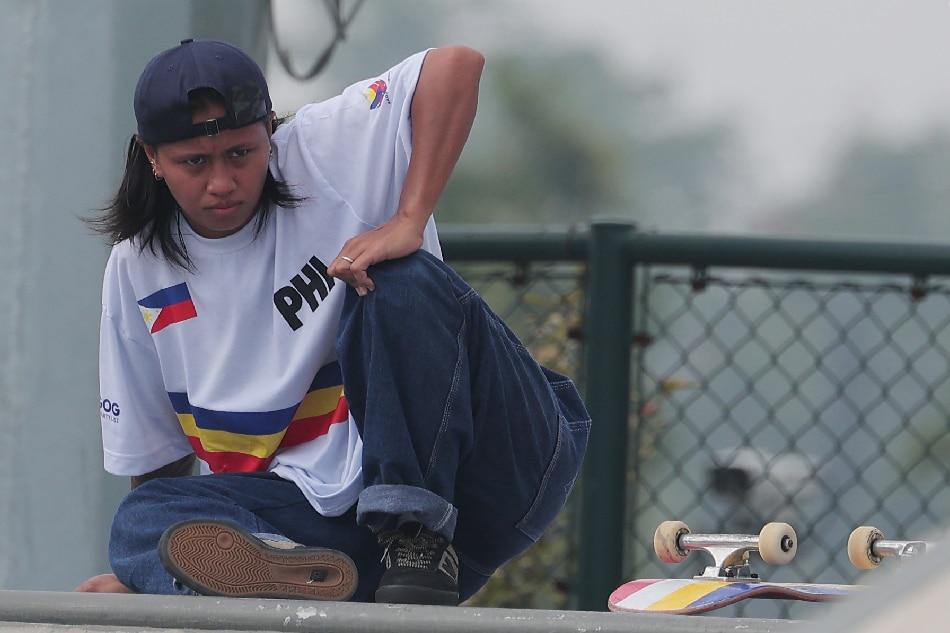 Filipina skateboarder Margielyn Didal. POC-PSC Media Pool.