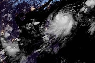 'Jenny' now a typhoon