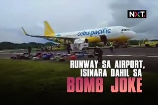 Runway sa airport, isinara dahil sa bomb joke