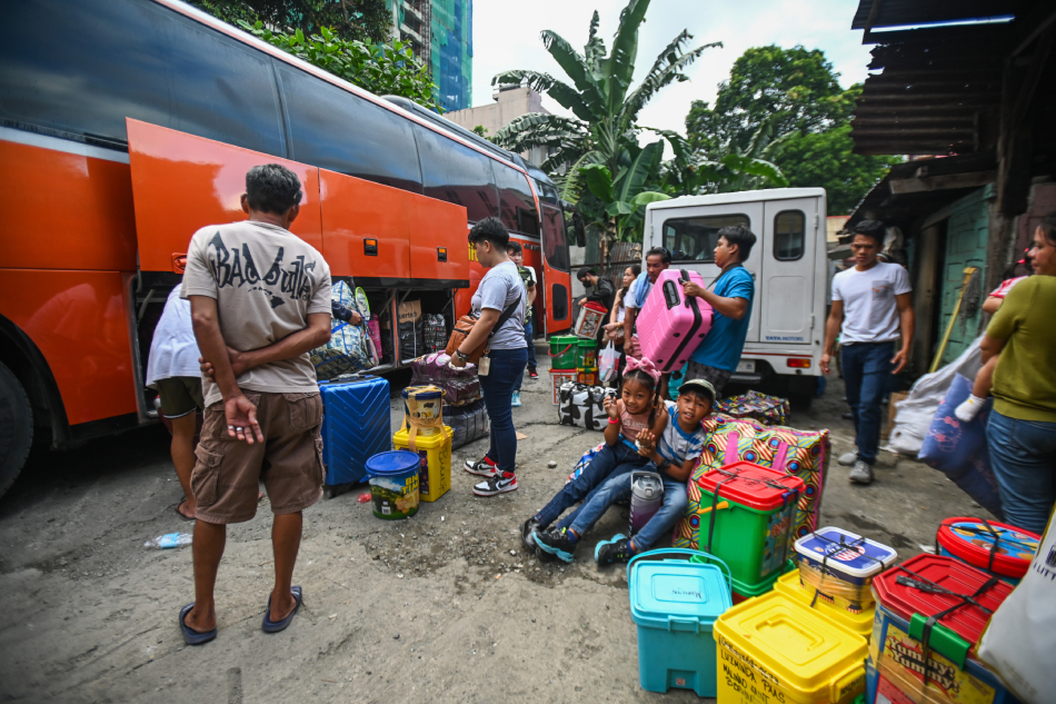 Travelers wait for their trip at the bus terminal in Cubao, Quezon City on Oct. 27, 2023. Maria Tan, ABS-CBN News/File