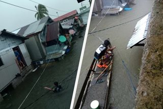 Baha sa ilang bahagi ng Northern Samar, lagpas-tao