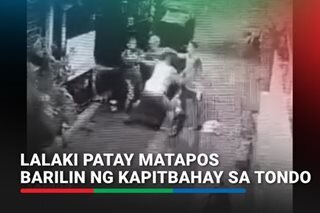 Sapul sa CCTV: Lalaki patay matapos barilin ng kapitbahay sa Tondo