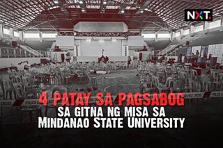 4 patay sa pagsabog sa sa Mindanao State University
