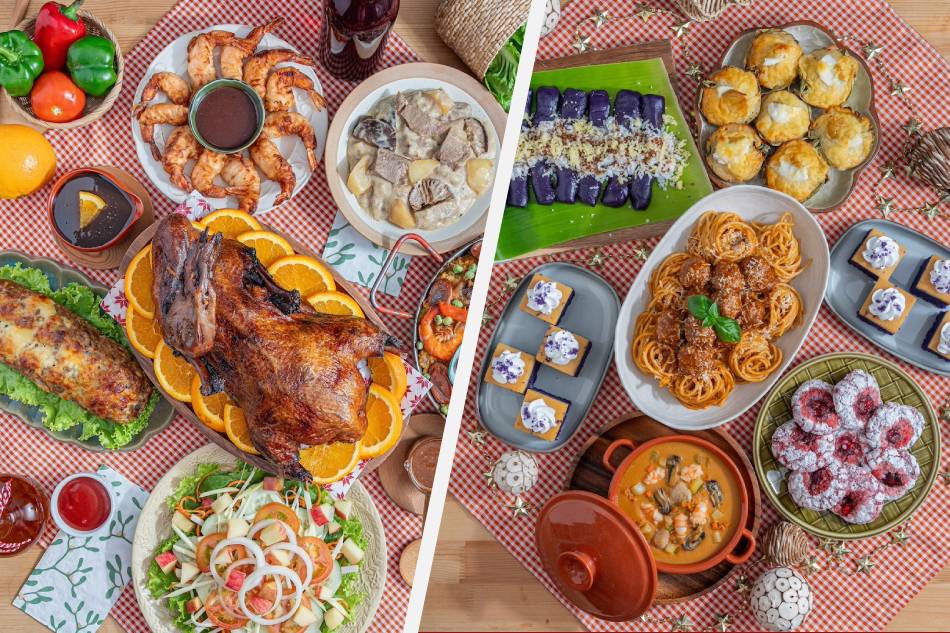 Some of the holiday dishes at Guevarra