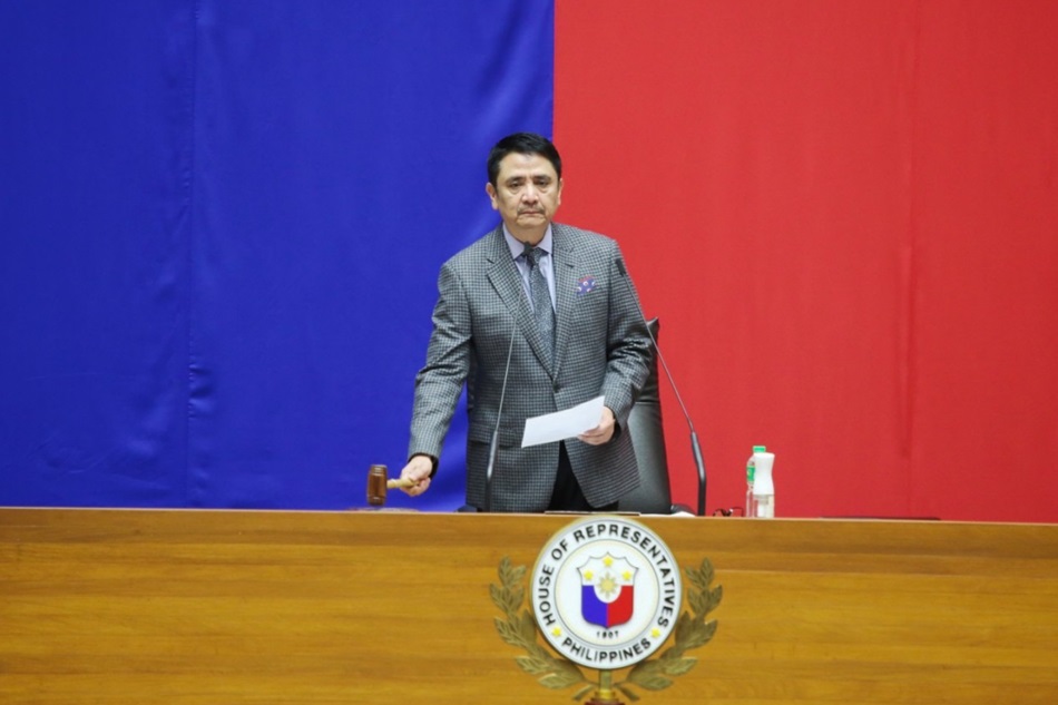 Deputy Speakers Aurelio Gonzales Jr. presides over a plenary session tacklingHouse Bill 6572 or the proposed Public Schools of the Future in Technology (PSOFT) Act, HB 6680, granting full insurance coverage to all qualified agrarian reform beneficiaries (ARBs) of the Comprehensive Agrarian Reform Program (CARP) at the House of Representatives on January 25, 2023. HoR handout/File.