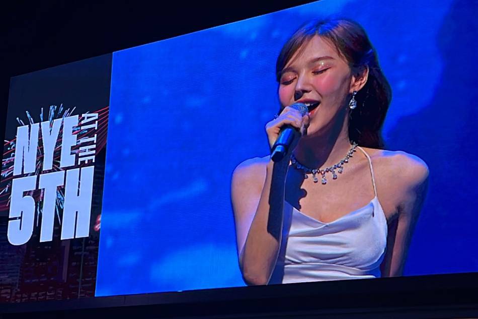 Wendy of Red Velvet performs at the New Year