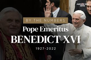 By the numbers: Pope Emeritus Benedict XVI