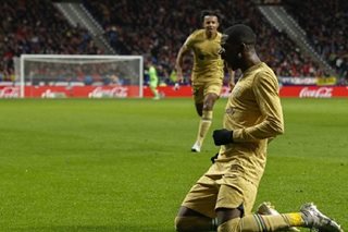 Dembele earns Barca La Liga advantage in Atletico triumph