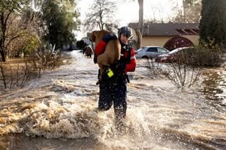 Rescue in flooded California