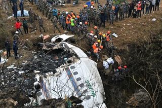 Search and retrieval at Nepal plane crash site