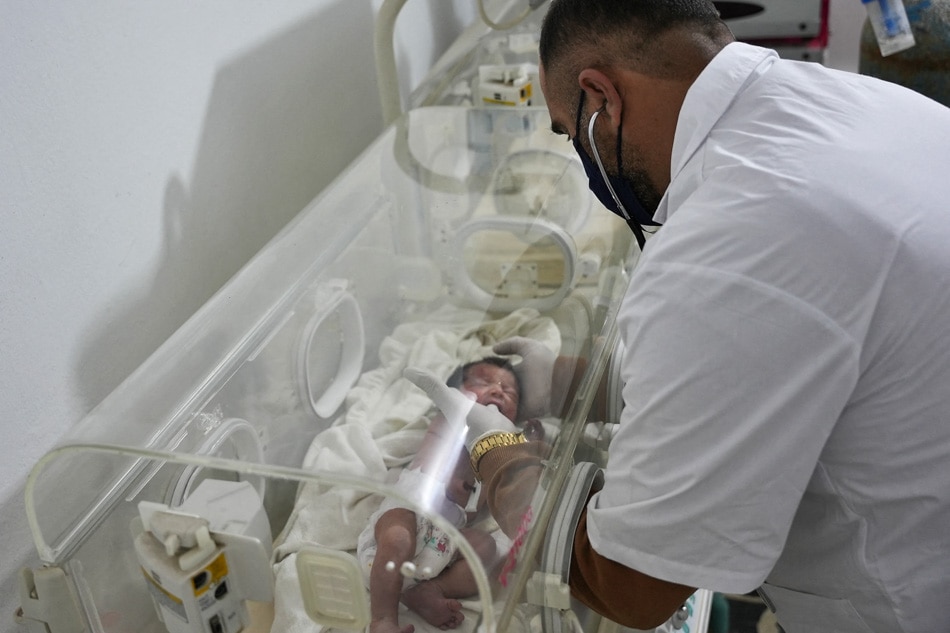 LOOK: &#39;Miracle baby&#39; born under Syria quake rubble 1