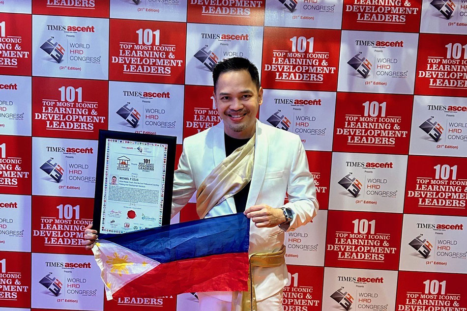  Myke Celis was the lone Filipino recipient alongside 100 other coaching experts from all over the world. Handout