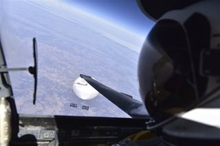 US releases pilot's high-altitude photo of Chinese balloon