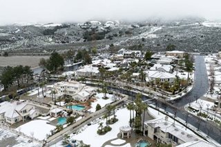 Winter storm hits Los Angeles
