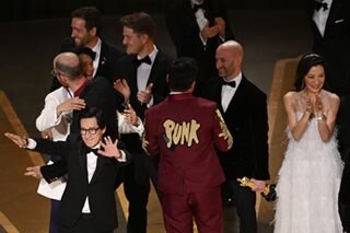 Oscars ratings tick up again as 'Everything Everywhere' triumphs