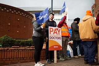 Thousands of hospital doctors walk out in latest UK strike