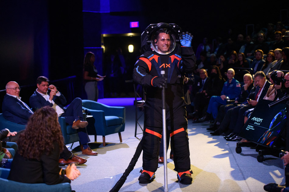 NASA, Axiom Space unveil lunar spacesuit
