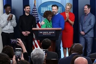 'Ted Lasso' actors visit White House to promote mental health