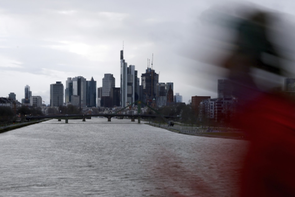A view of the Skyline of the Banks in Frankfurt am Main, Germany, March 14, 2023. Ronald Wittek, EPA-EFE 