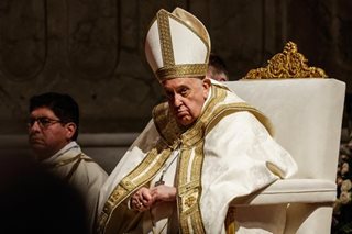Pope, back from illness, expected for Easter Mass