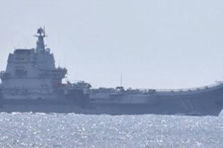 China deploys aircraft carrier near Taiwan