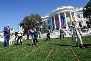Easter egg rolling at the White House