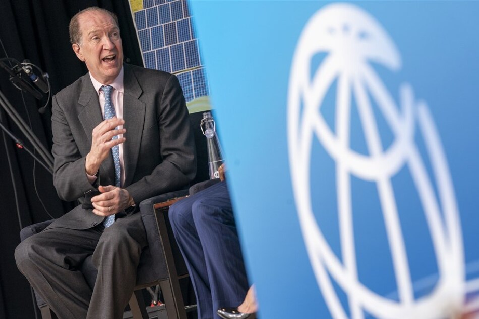 World Bank Group President David Malpass participates in the Overcoming Debt, Generating Growth panel discussion during the 2023 Spring Meetings of the International Monetary Fund (IMF) and the World Bank Group (WBG) in Washington, DC, USA, April 11, 2023. The Spring Meetings run from April 10 to 15, 2023. Shawn Thew, EPA-EPE